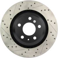 StopTech Sport Drilled/Slotted Brake Rotor; Rear Right