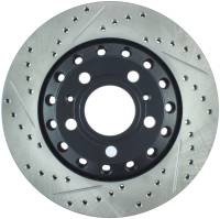 StopTech Sport Drilled/Slotted Brake Rotor; Rear Right