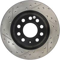 StopTech Sport Drilled/Slotted Brake Rotor; Rear Right