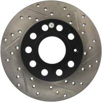 StopTech Sport Drilled/Slotted Brake Rotor; Rear Left