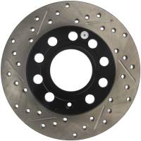 StopTech Sport Drilled/Slotted Brake Rotor; Rear Right