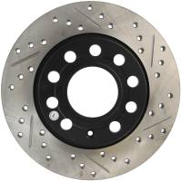 StopTech Sport Drilled/Slotted Brake Rotor; Rear Left