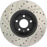 StopTech - StopTech Sport Drilled/Slotted Brake Rotor; Front Left - Image 2