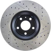 StopTech - StopTech Sport Drilled/Slotted Brake Rotor; Front Right - Image 2