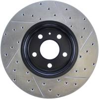 StopTech - StopTech Sport Drilled/Slotted Brake Rotor; Front Right - Image 2