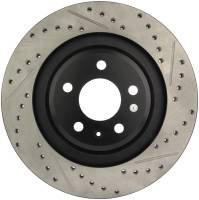 StopTech Sport Drilled/Slotted Brake Rotor; Rear Left