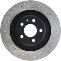 StopTech Sport Drilled/Slotted Brake Rotor; Rear Right