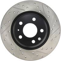 StopTech Sport Drilled/Slotted Brake Rotor; Rear Left