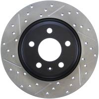 StopTech Sport Drilled/Slotted Brake Rotor; Rear Right