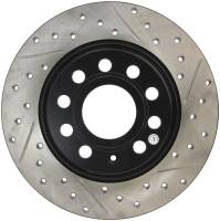 StopTech Sport Drilled/Slotted Brake Rotor; Rear Left