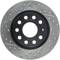 StopTech Sport Drilled/Slotted Brake Rotor; Rear Right