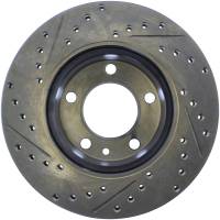 StopTech - StopTech Sport Drilled/Slotted Brake Rotor; Front Left - Image 2