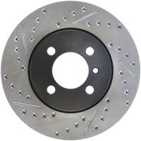 StopTech Sport Drilled/Slotted Brake Rotor; Front Right