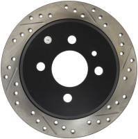 StopTech Sport Drilled/Slotted Brake Rotor; Rear Left