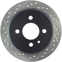 StopTech Sport Drilled/Slotted Brake Rotor; Rear Right