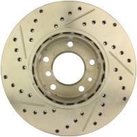 StopTech - StopTech Sport Drilled/Slotted Brake Rotor; Front Left - Image 2