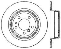 StopTech Sport Cryo Drilled/Slotted Brake Rotor; Rear Left