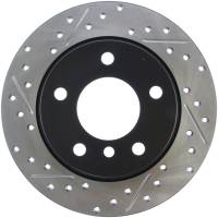 StopTech Sport Drilled/Slotted Brake Rotor; Rear Right