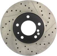 StopTech Sport Drilled/Slotted Brake Rotor; Front Left