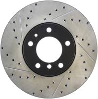 StopTech Sport Drilled/Slotted Brake Rotor; Front Right