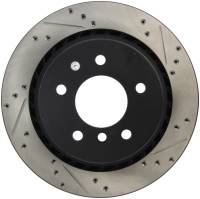 StopTech Sport Drilled/Slotted Brake Rotor; Rear Left