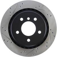 StopTech Sport Drilled/Slotted Brake Rotor; Rear Right