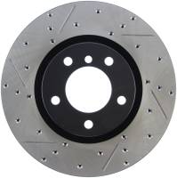 StopTech Sport Drilled/Slotted Brake Rotor; Front Right