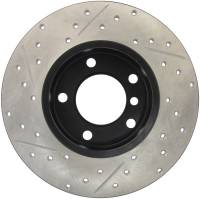 StopTech - StopTech Sport Drilled/Slotted Brake Rotor; Front Left - Image 2