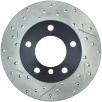 StopTech Sport Drilled/Slotted Brake Rotor; Front Right