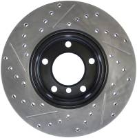 StopTech - StopTech Sport Drilled/Slotted Brake Rotor; Front Left - Image 2