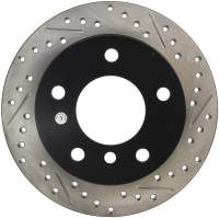 StopTech Sport Drilled/Slotted Brake Rotor; Rear Left