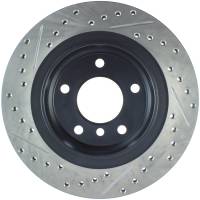 StopTech - StopTech Sport Drilled/Slotted Brake Rotor; Rear Left - Image 2