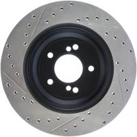 StopTech - StopTech Sport Drilled/Slotted Brake Rotor; Rear Left - Image 2