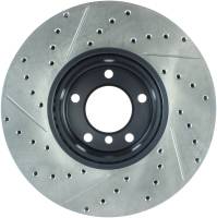 StopTech - StopTech Sport Drilled/Slotted Brake Rotor; Front Left - Image 2