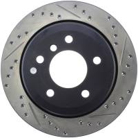 StopTech Sport Drilled/Slotted Brake Rotor; Rear Left