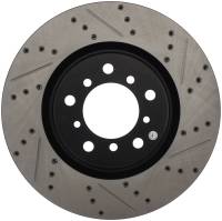 StopTech Sport Drilled/Slotted Brake Rotor; Front Left