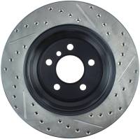 StopTech - StopTech Sport Drilled/Slotted Brake Rotor; Rear Right - Image 2