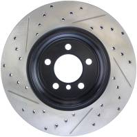 StopTech - StopTech Sport Drilled/Slotted Brake Rotor; Rear Left - Image 2