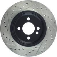 StopTech - StopTech Sport Drilled/Slotted Brake Rotor; Front Left - Image 2