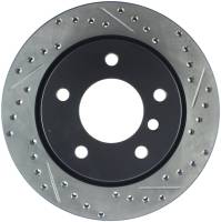 StopTech Sport Drilled/Slotted Brake Rotor; Rear Left