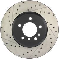 StopTech Sport Drilled/Slotted Brake Rotor; Front Right