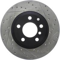 StopTech Sport Drilled/Slotted Brake Rotor; Front Left