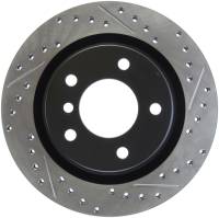 StopTech Sport Drilled/Slotted Brake Rotor; Rear Left