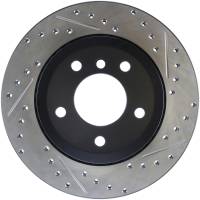 StopTech Sport Drilled/Slotted Brake Rotor; Rear Left