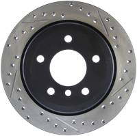 StopTech Sport Drilled/Slotted Brake Rotor; Rear Left