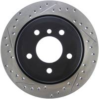 StopTech Sport Drilled/Slotted Brake Rotor; Rear Right