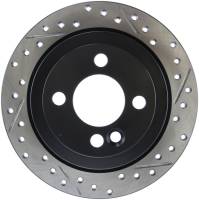 StopTech Sport Drilled/Slotted Brake Rotor; Rear Left