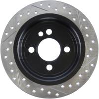 StopTech - StopTech Sport Drilled/Slotted Brake Rotor; Rear Right - Image 2