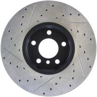 StopTech - StopTech Sport Drilled/Slotted Brake Rotor; Front Left - Image 2