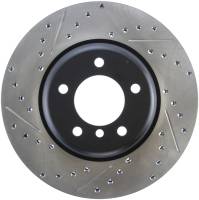 StopTech Sport Drilled/Slotted Brake Rotor; Front Right